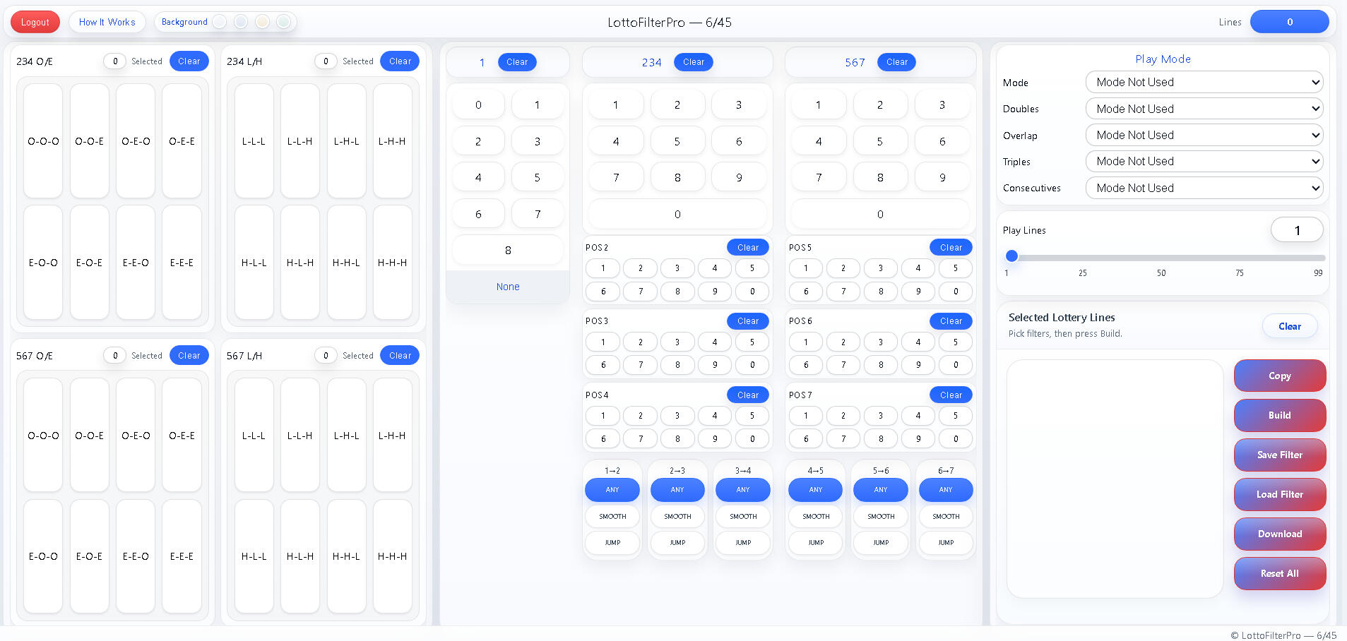 Reduced to structured playable lines